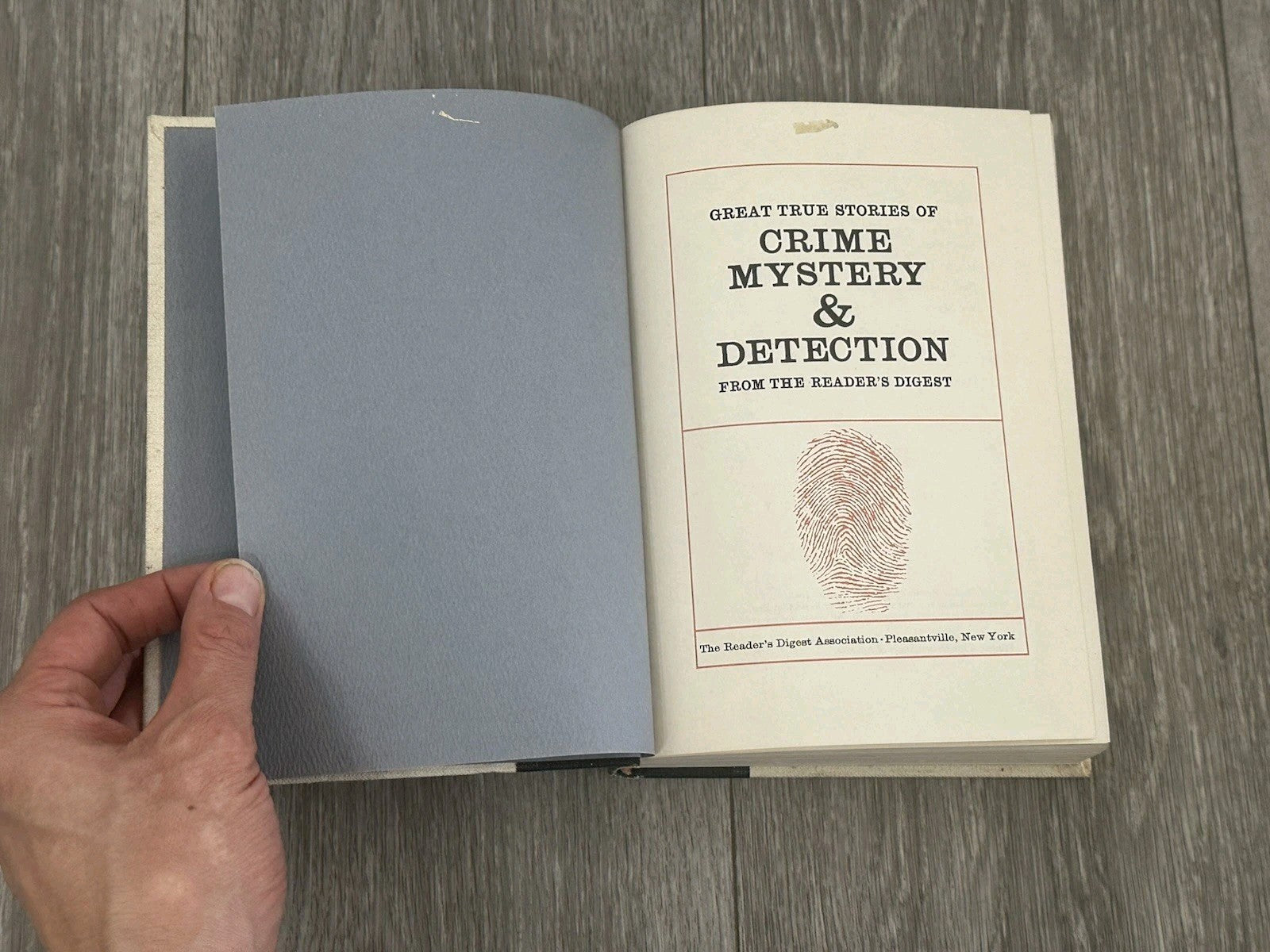 Great True Stories of Crime Mystery & Detection From The Reader's Digest 1965 HC