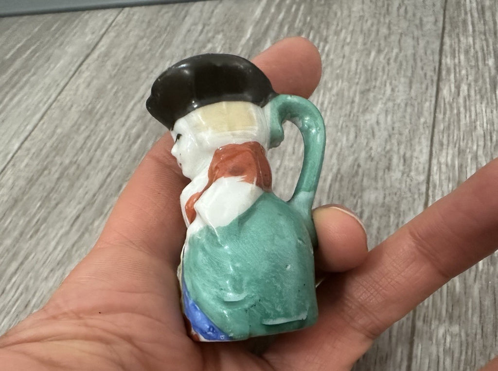 Vtg Miniature Figurine - Marked JAPAN - Mid Century Charm - Pitcher Creamer