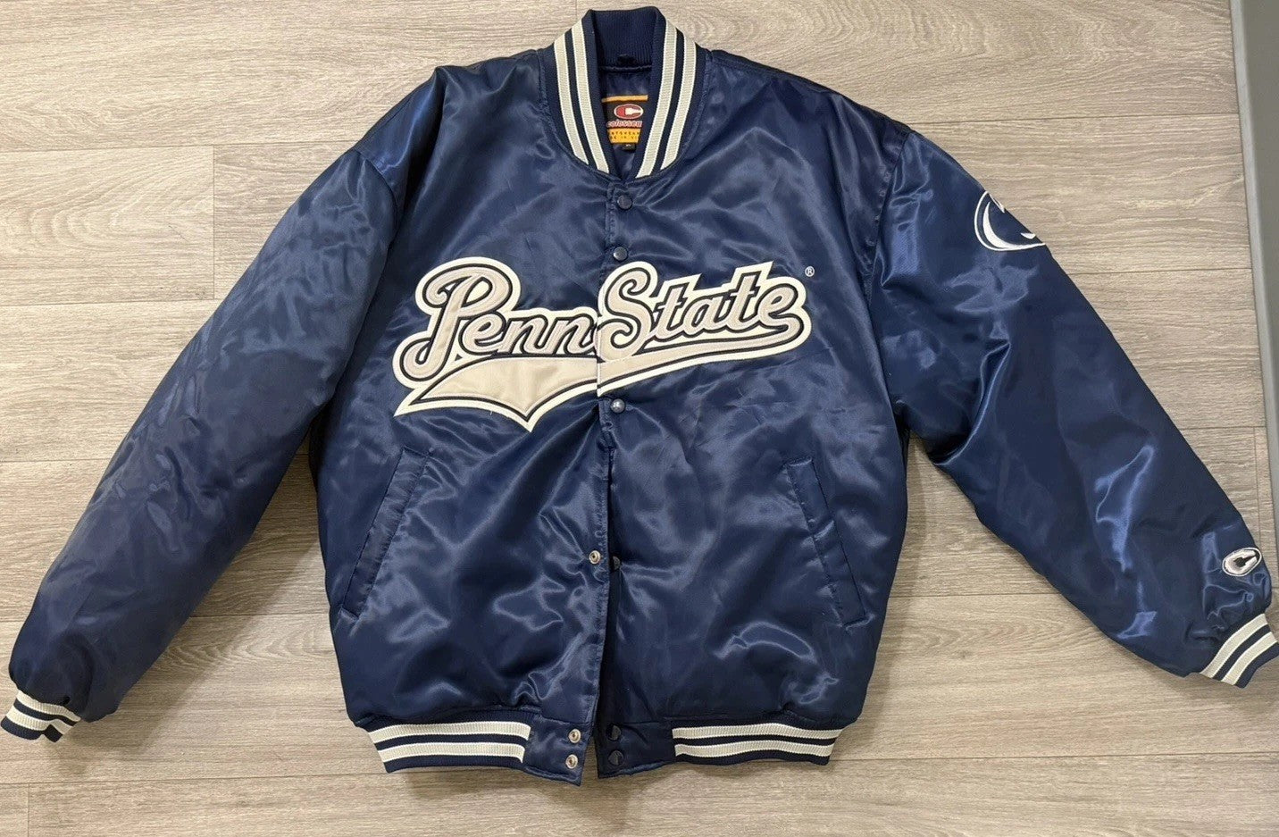 Penn State Varsity  Bomber Jacket Colosseum Made In Korea Vintage XL