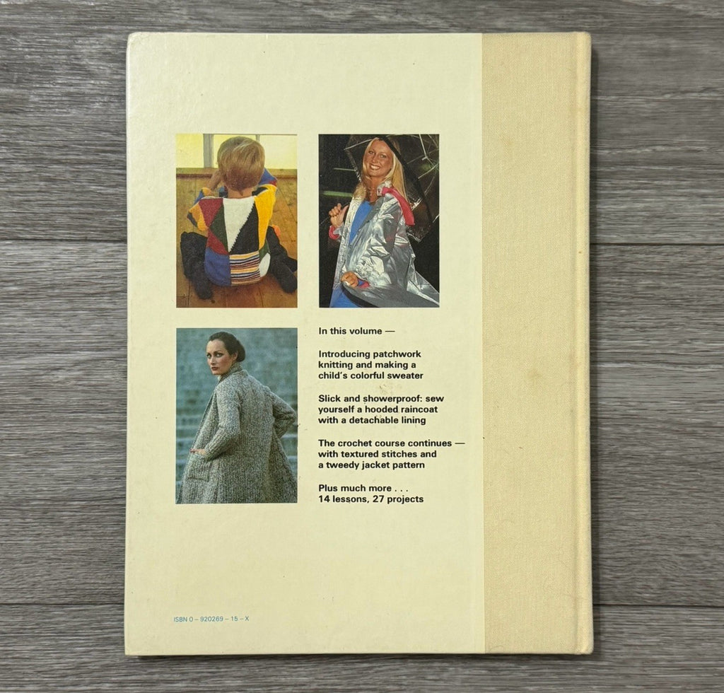  VTG  Vol. 15 Stitch By Stitch Hardbound Book Sewing, Knitting ETC Totstar Books