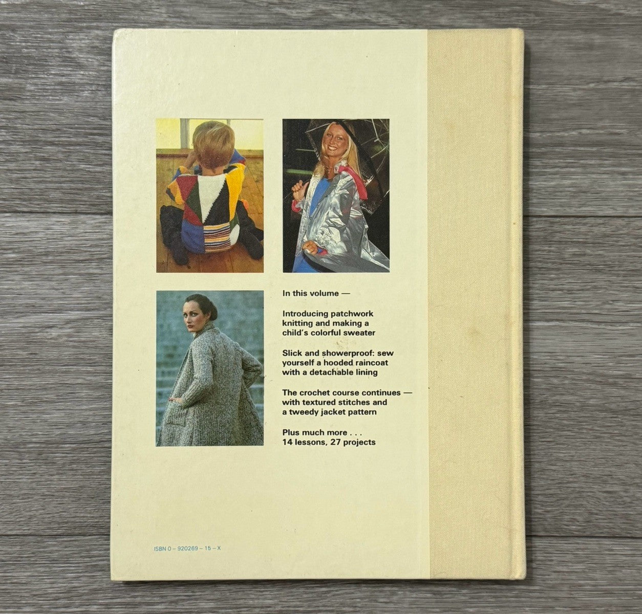  VTG  Vol. 15 Stitch By Stitch Hardbound Book Sewing, Knitting ETC Totstar Books