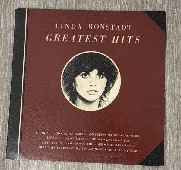 VTG LINDA RONSTADT " GREATEST HITS  "  LP VG Asylum 6E-106 STEREO 1976 Gatefold