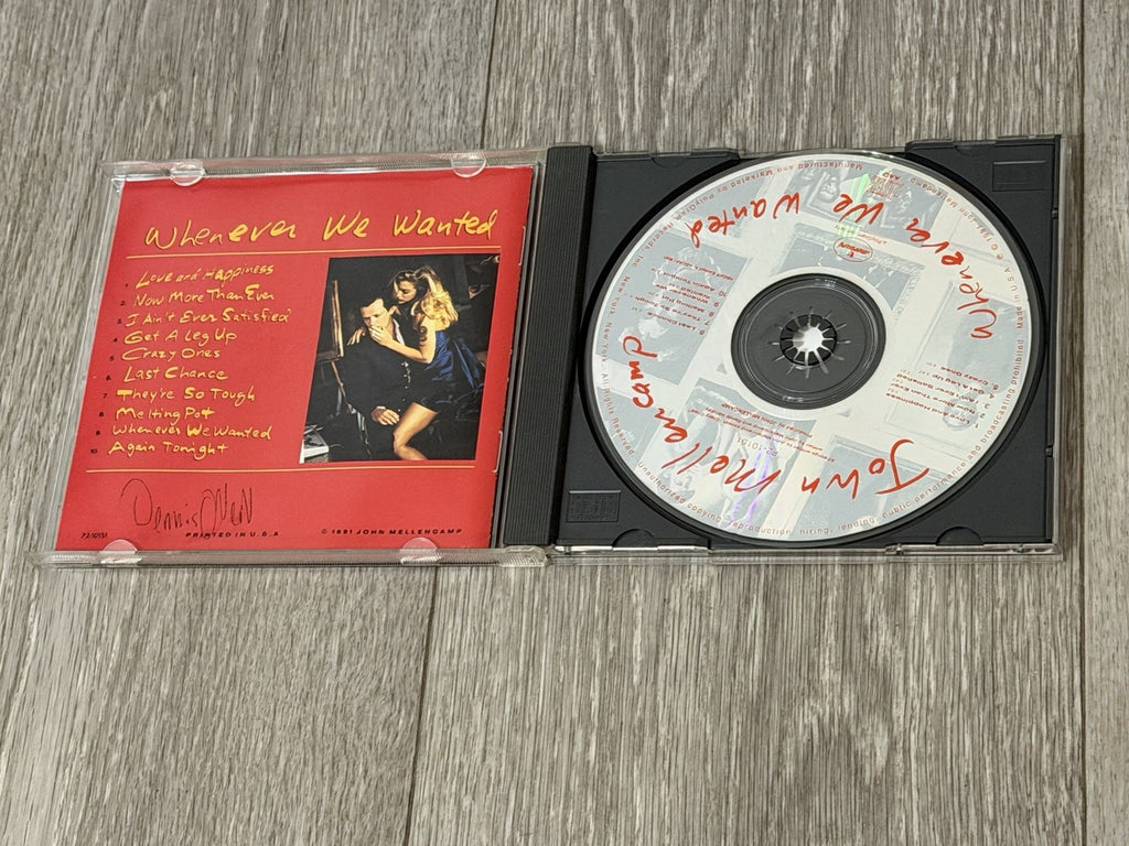 John Mellencamp – Whenever We Wanted CD 1991 Mercury Rock Album Tested VG