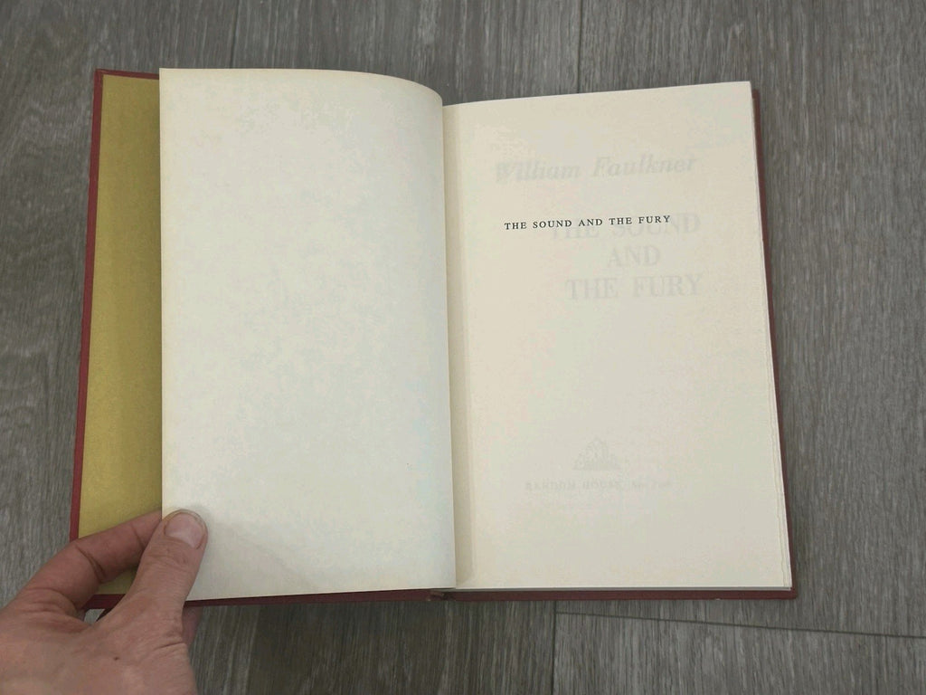 William Faulkner- Sanctuary, 1958, Random House Edition Red HC Book