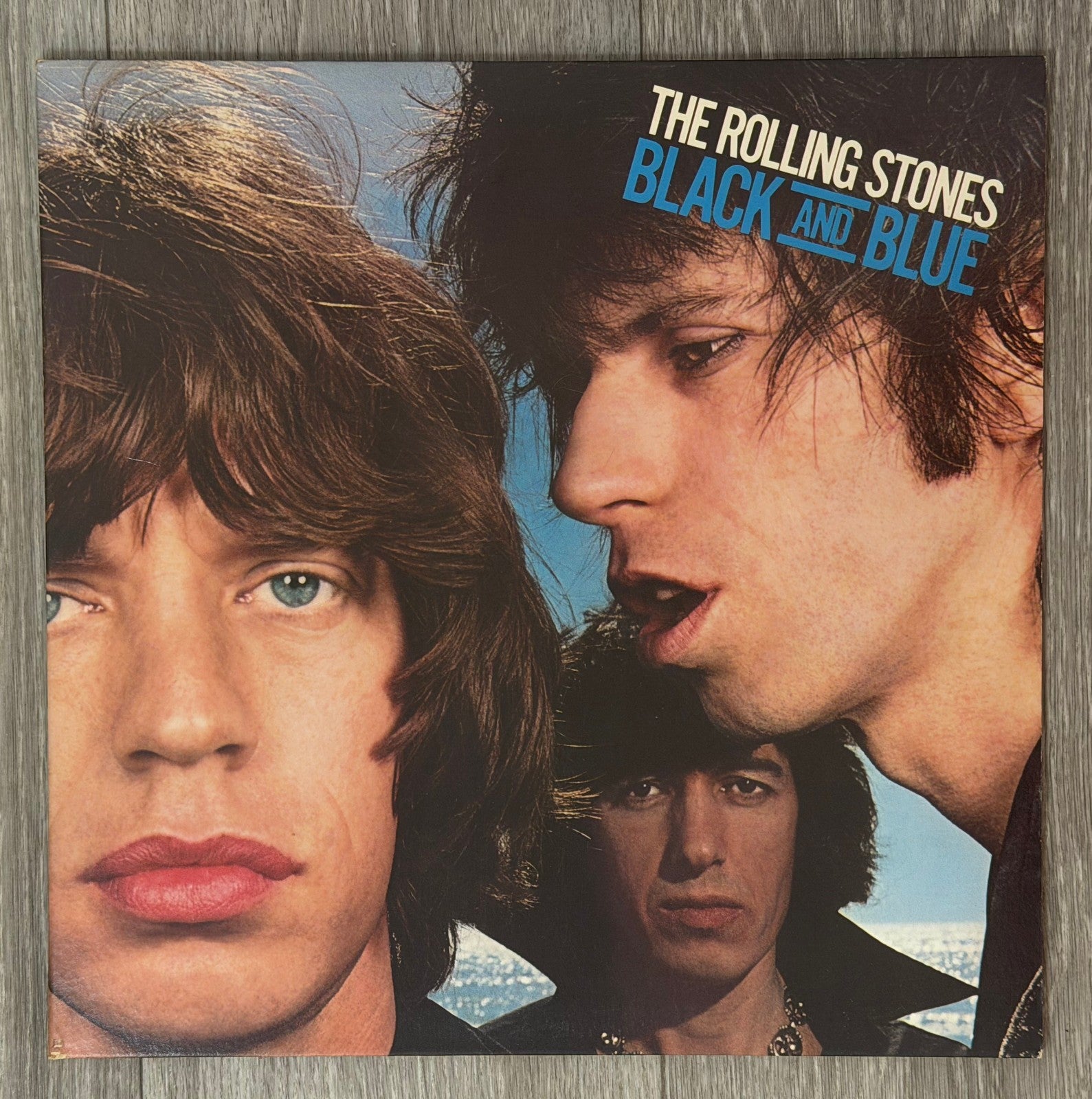 The Rolling Stones Black and Blue Vinyl Record LP 1976 COC 79104