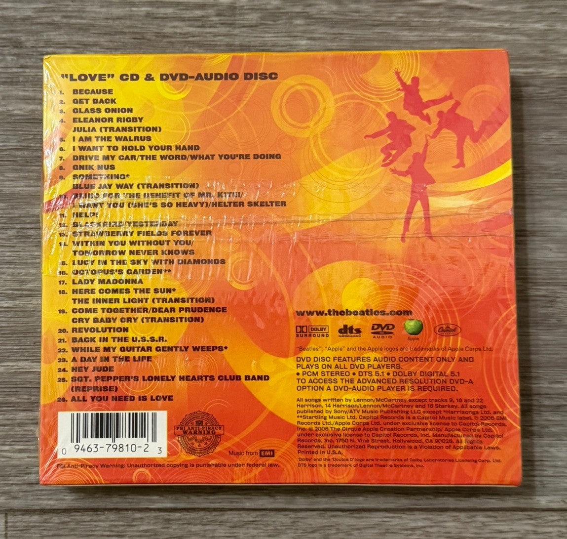 Love by The Beatles  (2006, CD) SEALED