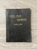 VTG First Year Harmony Thomas Tapper Vintage Small Softcover 1938 4TH Edition