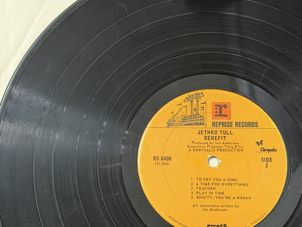 Jethro Tull Benefit -  Vinyl Album  1970  Reprise - RS 6400 VG/G