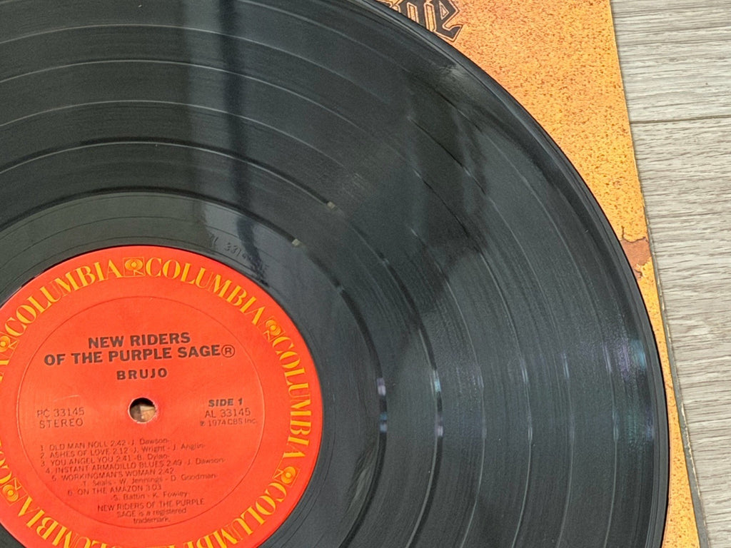 New Riders Of The Purple Sage Brujo LP 1974 Columbia Inner Sleeve You Angel You
