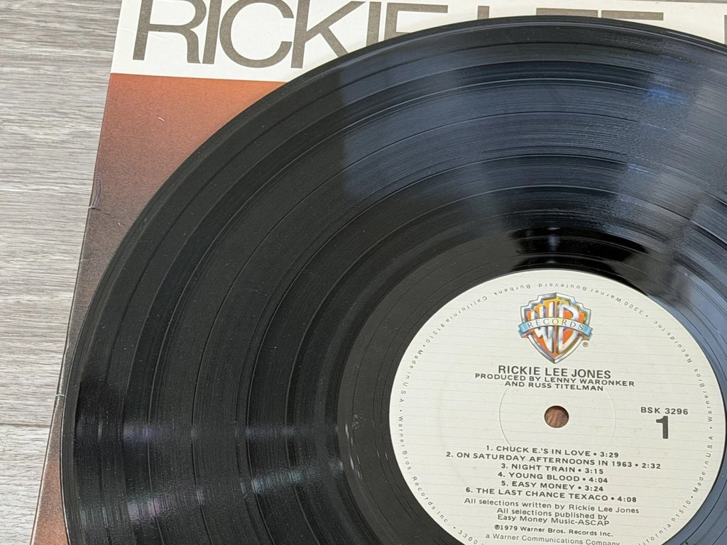 RICKIE LEE JONES - Self Titled (1979) - 12" Vinyl Record LP - GOOD