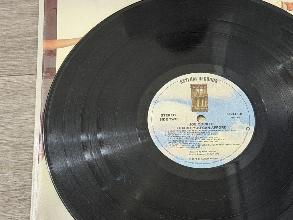 Joe Cocker - Luxury You Can Afford - Vinyl LP - 6E-145-B SP - Stained Cover