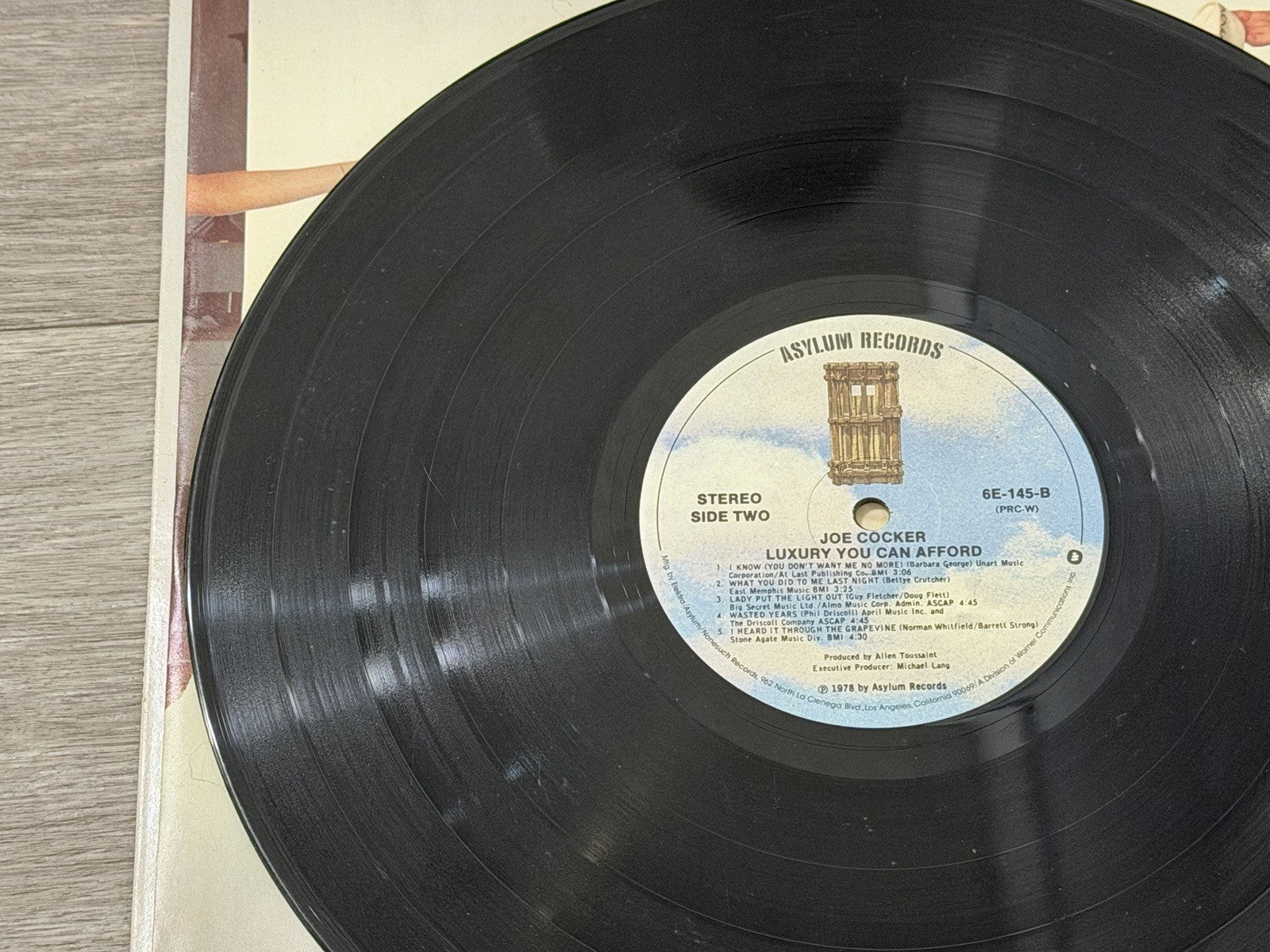 Joe Cocker - Luxury You Can Afford - Vinyl LP - 6E-145-B SP - Stained Cover