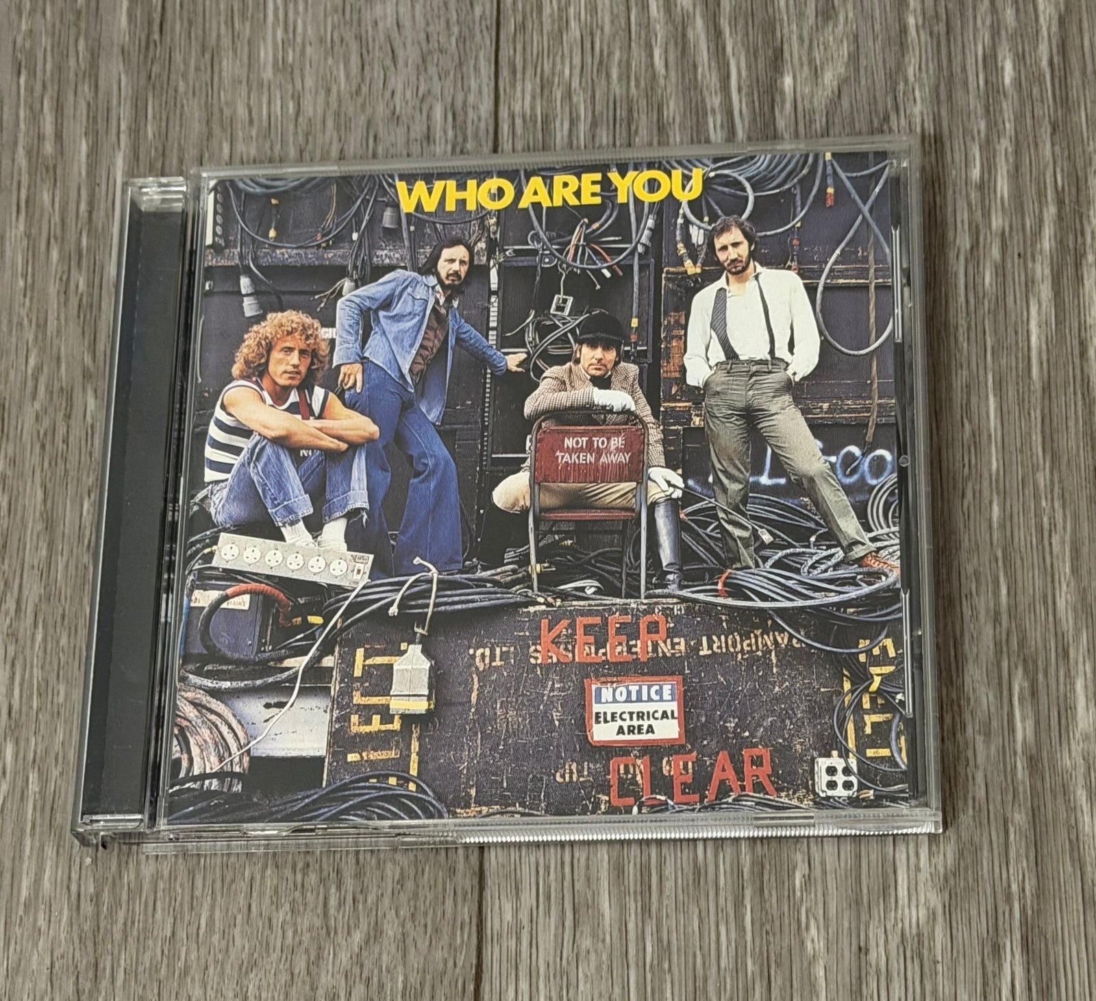 THE WHO ARE YOU CD COMPACT DISC TESTED