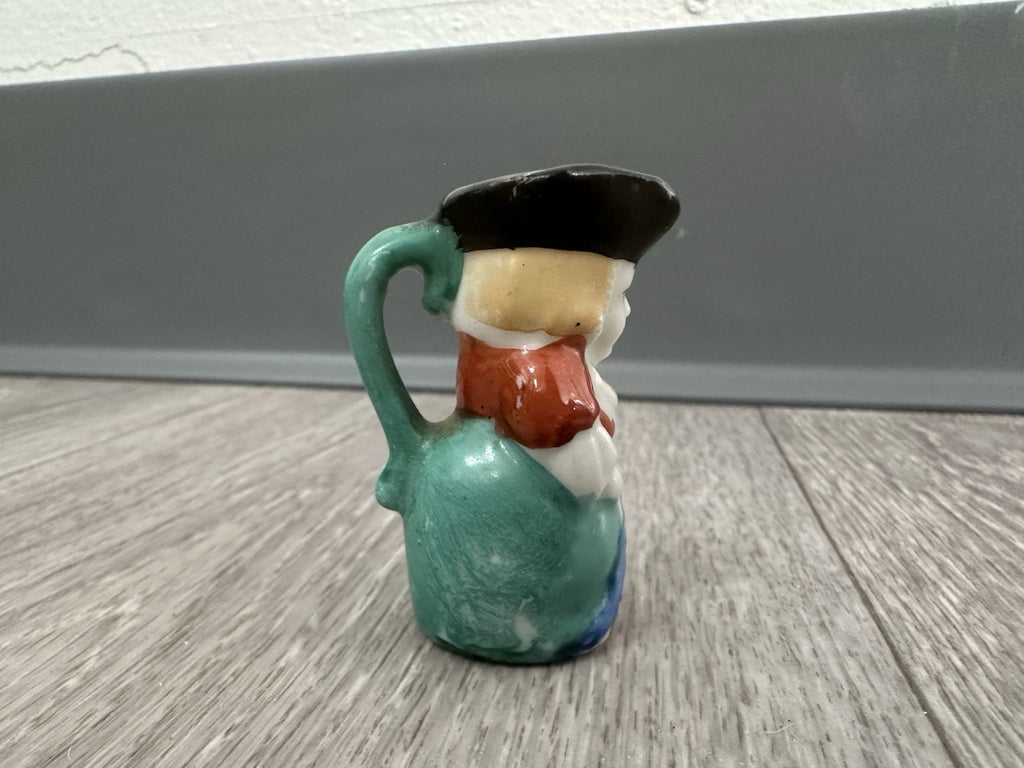 Vtg Miniature Figurine - Marked JAPAN - Mid Century Charm - Pitcher Creamer