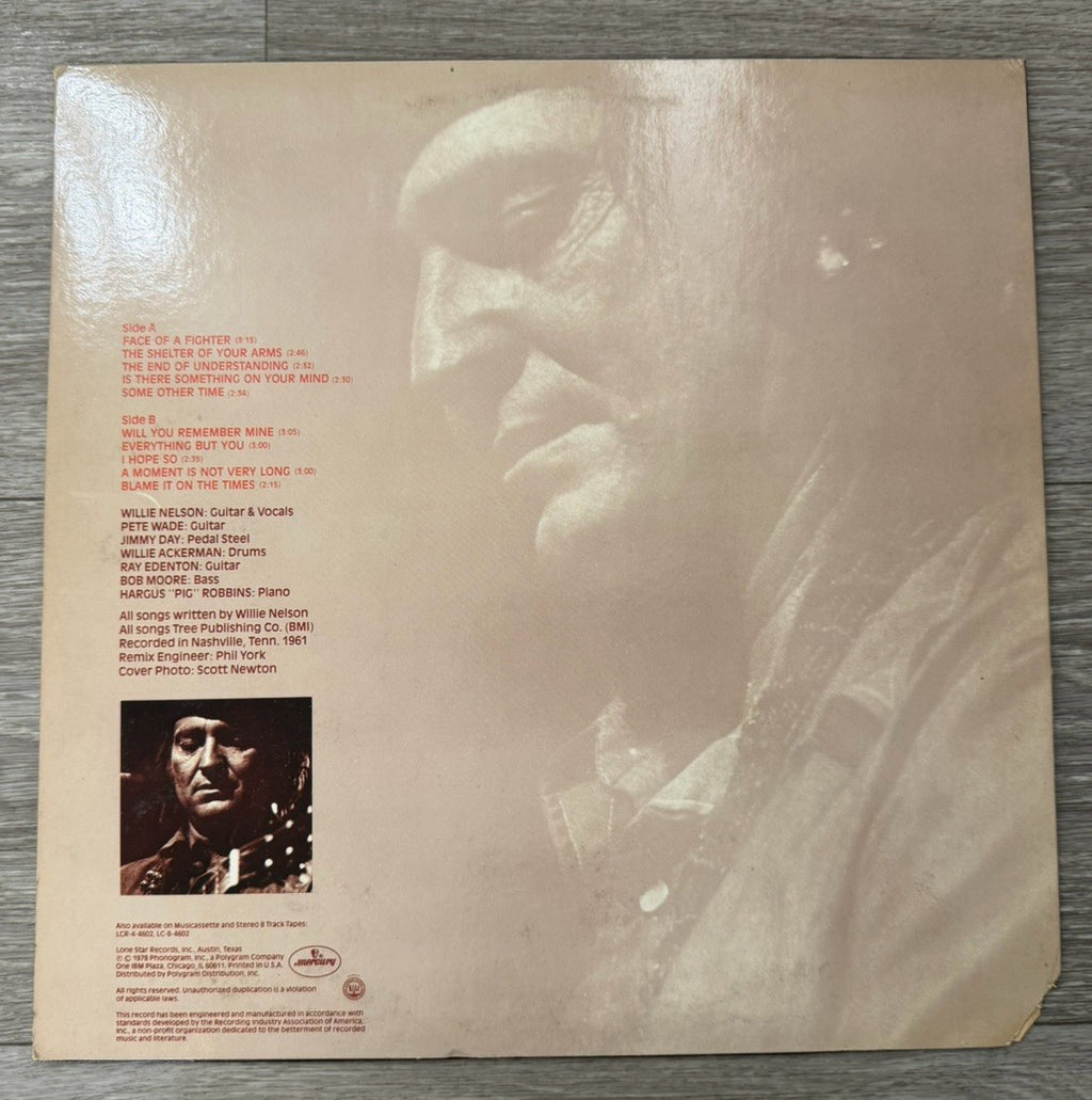 Willie Nelson - Face Of A Fighter 1978 LP Vinyl Album 