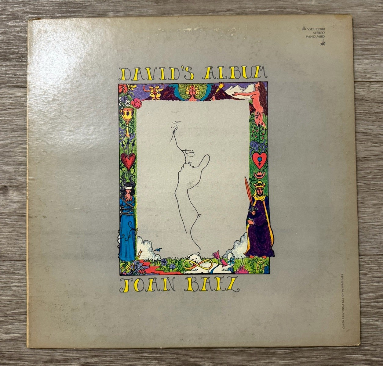 JOAN BAEZ” David's Album”  1969 Stereo Vinyl Vanguard  LP
