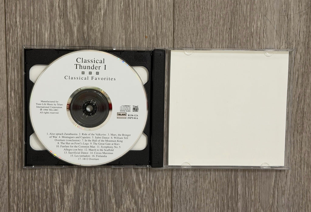 Classical Thunder CD The Time Life Library Of  Classical Favorites  VG+ VTG 1994