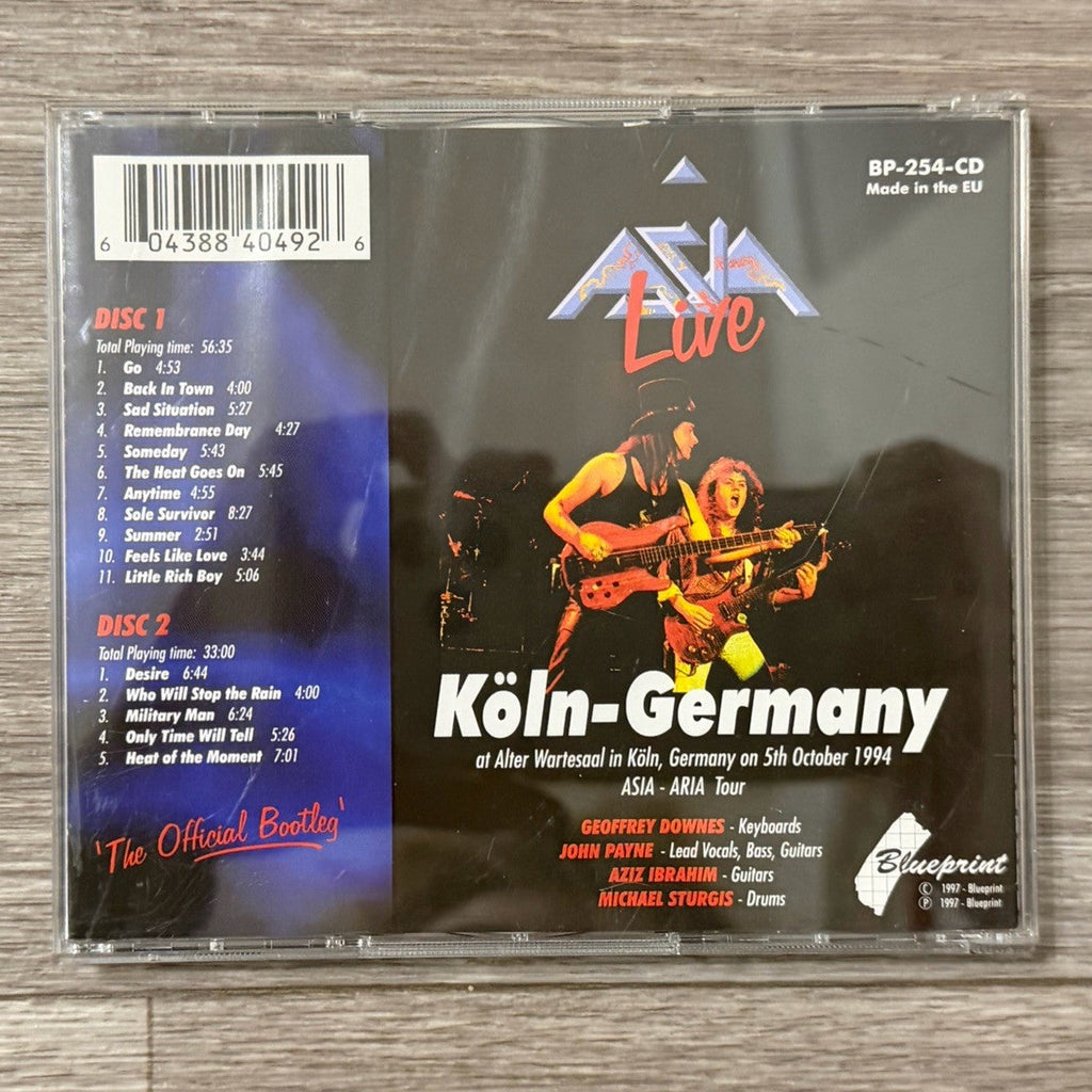 Live In Koln Germany 1994 [IMPORT] (Nov-1997, Bluep) G+ PLEASE READ