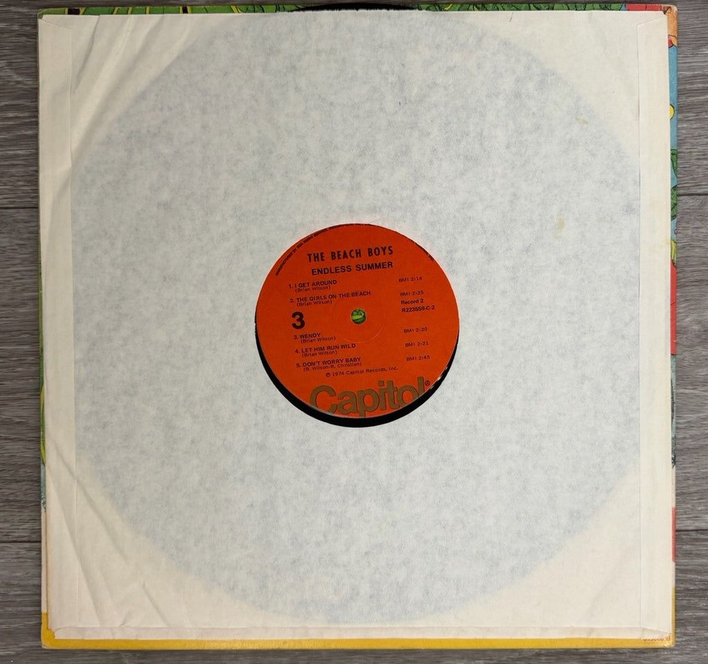 The Beach Boys Endless Summer 2 LP Vinyl Record 1974 RCA Music club Edition