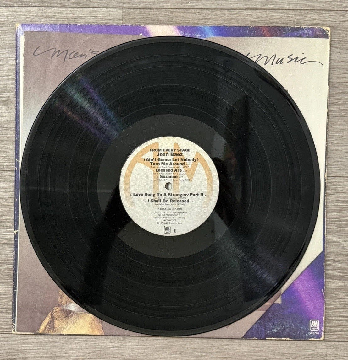 Joan Baez| From Every Stage| 1st Press| Vinyl 2XLP 1976 A&M SP-3704 VG+/G+| Folk