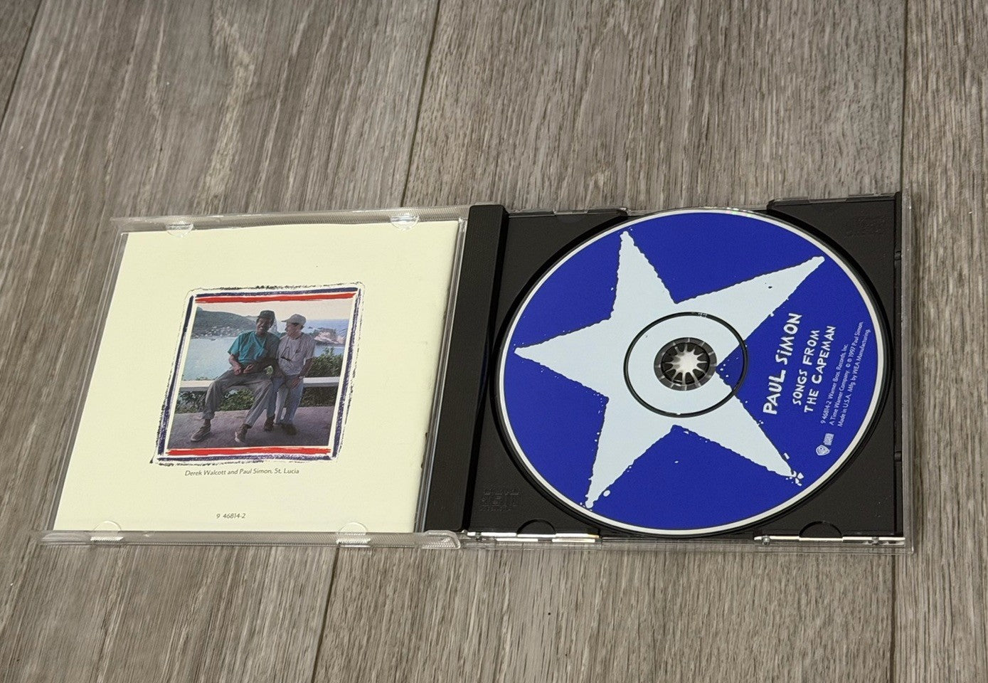 Paul Simon Music CD - Songs from The Capeman Cracked Case