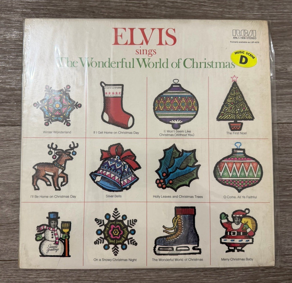 Elvis Sings The Wonderful World of Christmas LP 1971 RCA Album Vinyl Record