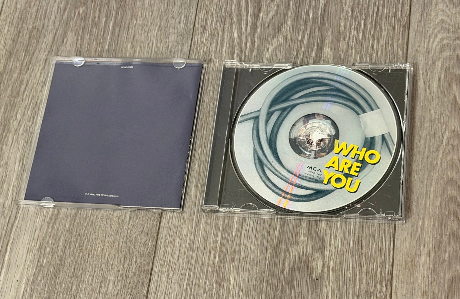 THE WHO ARE YOU CD COMPACT DISC TESTED