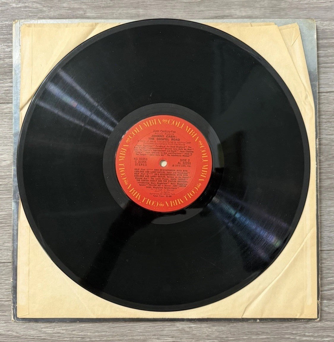 Johnny Cash "Gospel Road" Vinyl 2XLP USA 1973