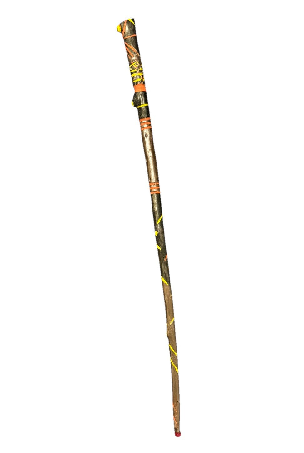 Handmade Walking Stick By Artisan - One Of A Kind - 66.” Tall Made In Colorado
