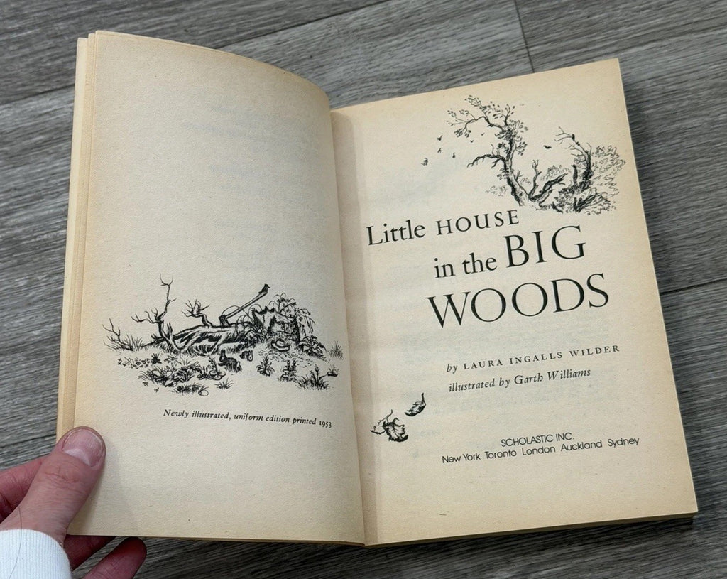Laura Ingalls Wilder Little House In The Big Woods Scholastic Edition