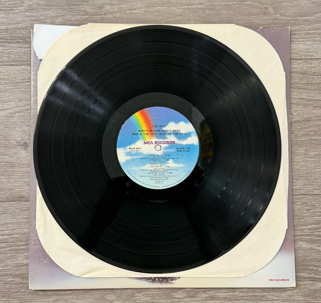 The Who – Who’s Better Who’s Best 1×LP MCA2-8031 1988 VG+ Missing One Record