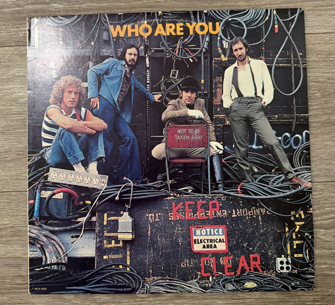 The WHO "Who Are You" 1978 Lp Vinyl Record MCA-3050 Original Pressing Vg+/VG