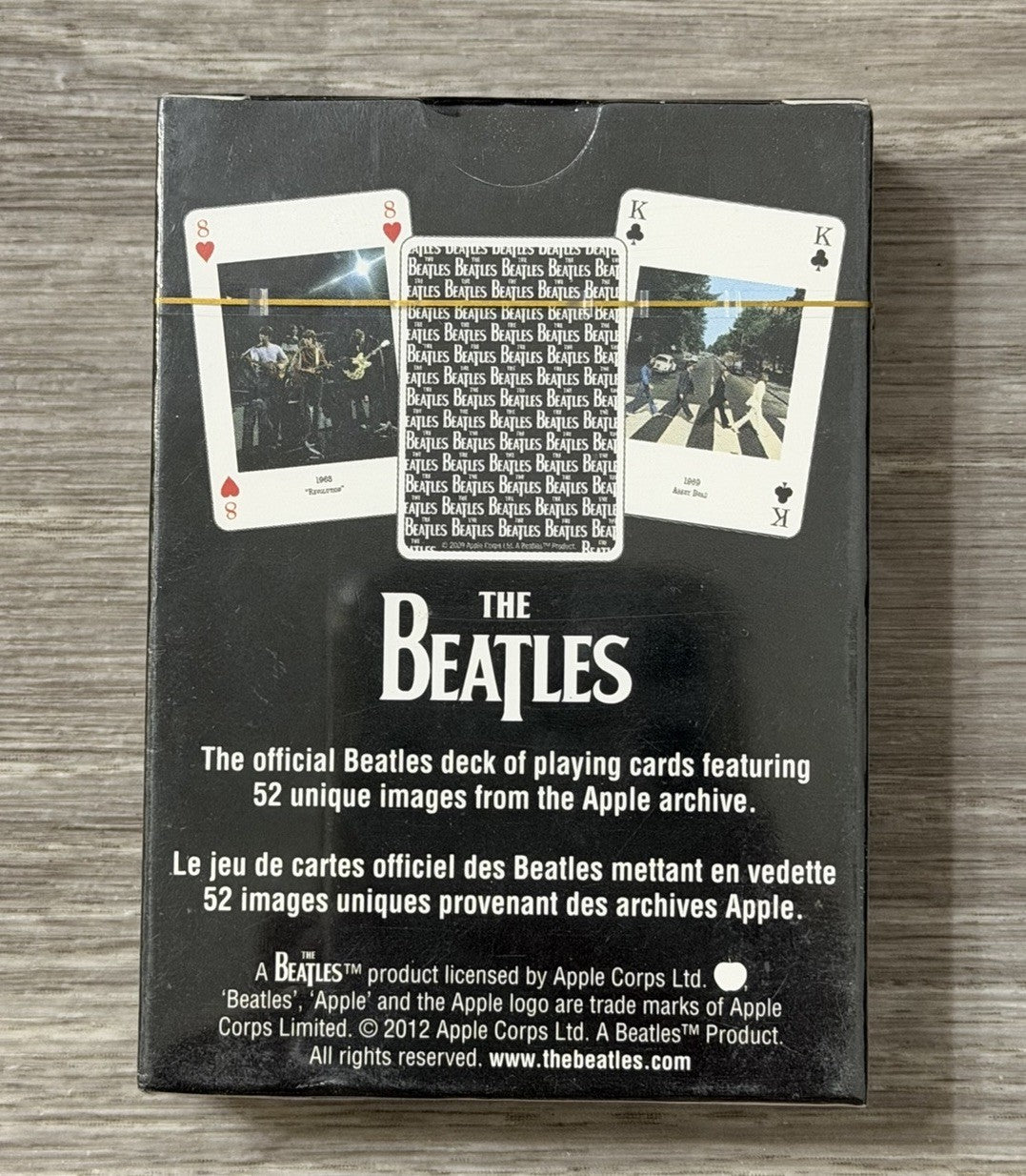 NEW- Sealed - The Beatles Playing Cards 52 Unique Images From The Apple Archive