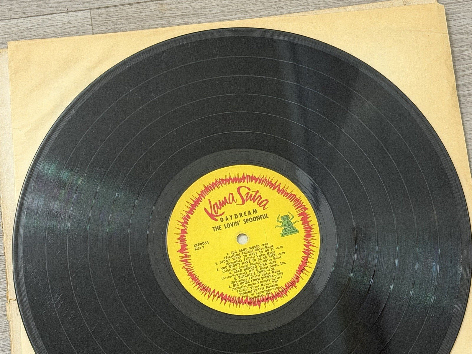 Vintage - The Lovin Spoonful / Daydream  Lp Kama Sutra 8051  Vinyl Record Album