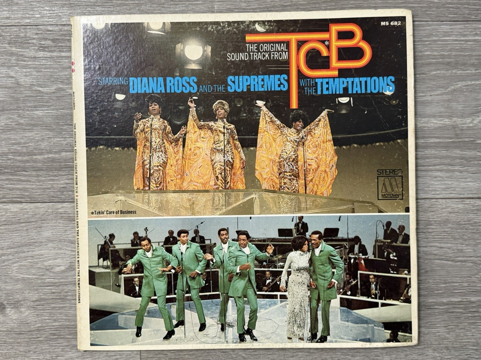 The original sound track from TCB Motown - Diana Ross & The Temptations VG/VG
