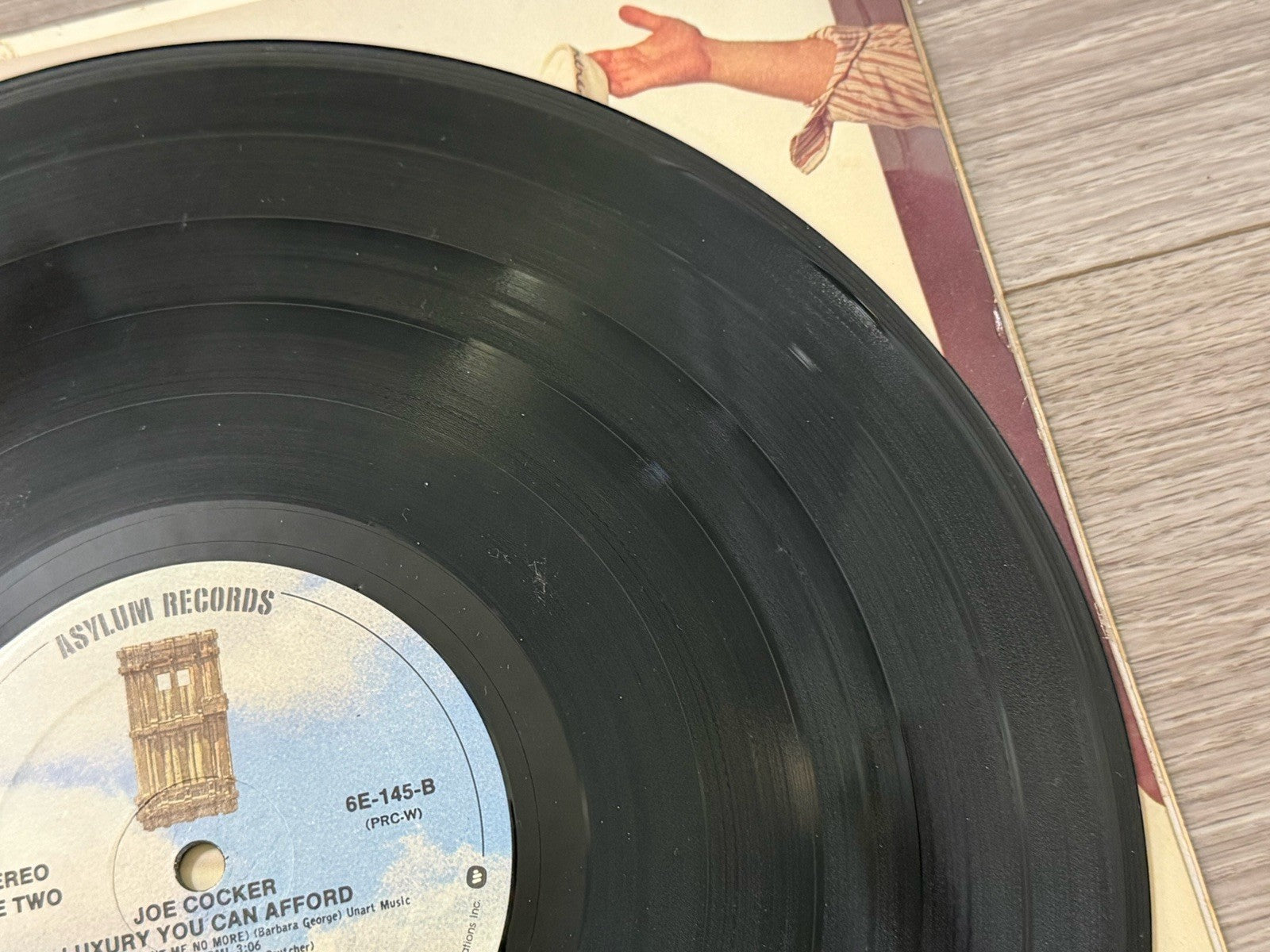 Joe Cocker - Luxury You Can Afford - Vinyl LP - 6E-145-B SP - Stained Cover