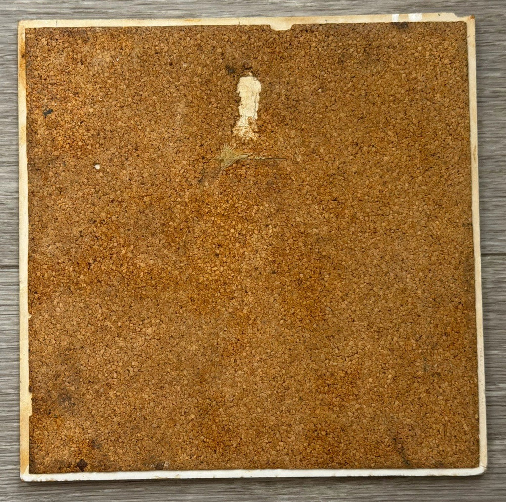 Elim Lutheran Church Hooper, Nebraska 1871-1971 Black & White Tile Trivet Cork