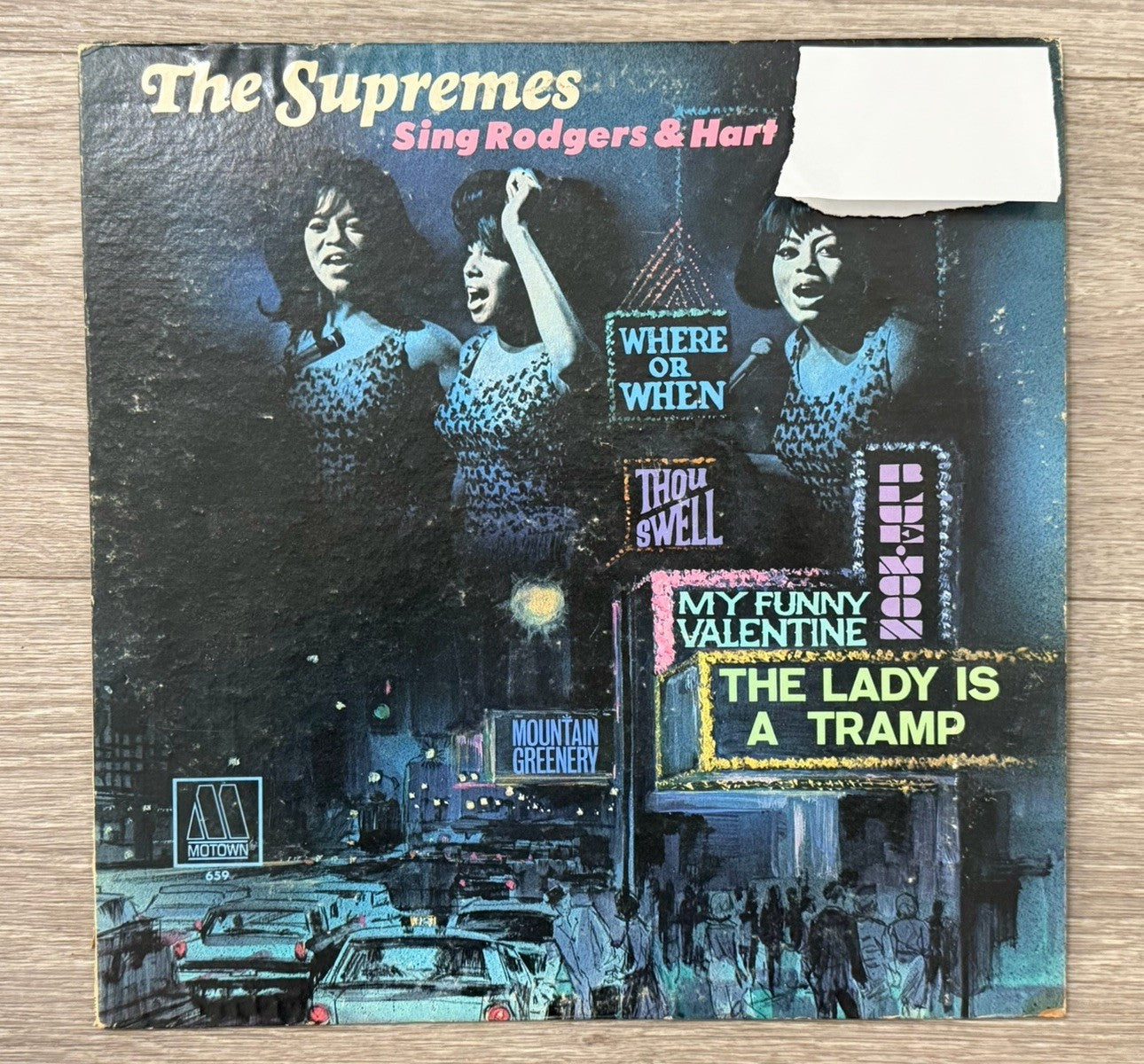 The Supremes Sing Rodgers & Hart.  Motown MT 659 LP Vinyl  1967 VG+