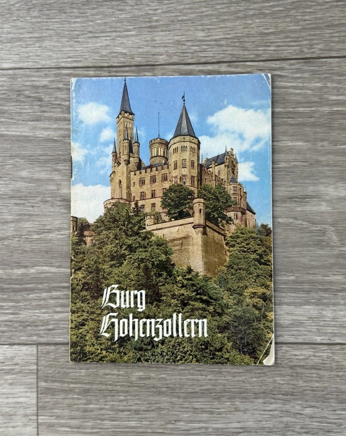 Vintage Burg Hohenzollern Castle Germany Mini Guide Booklet German History