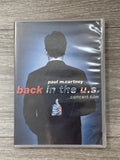 Paul McCartney Back in the U.S. DVD 2002 Concert Film Rock Music : VG