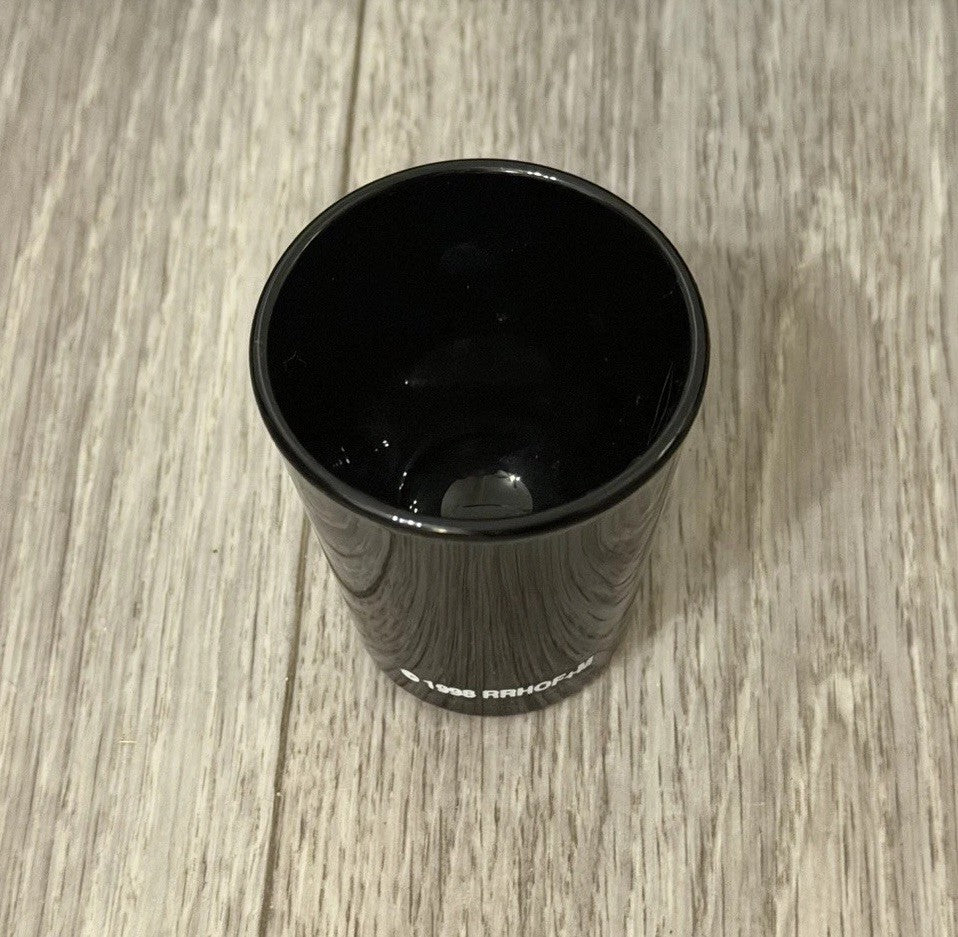 ROCK & ROLL HALL OF FAME MUSEUM SHOT CUP CERAMIC 1998 CLEVELAND OHIO