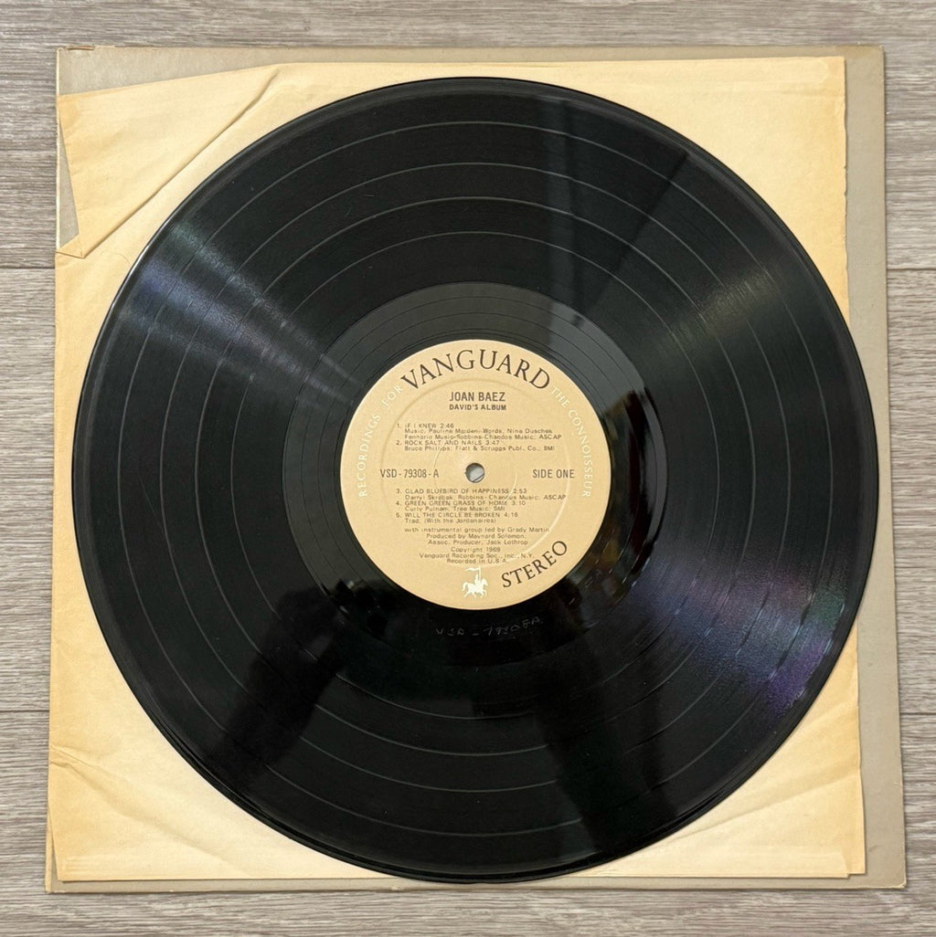 JOAN BAEZ” David's Album”  1969 Stereo Vinyl Vanguard  LP