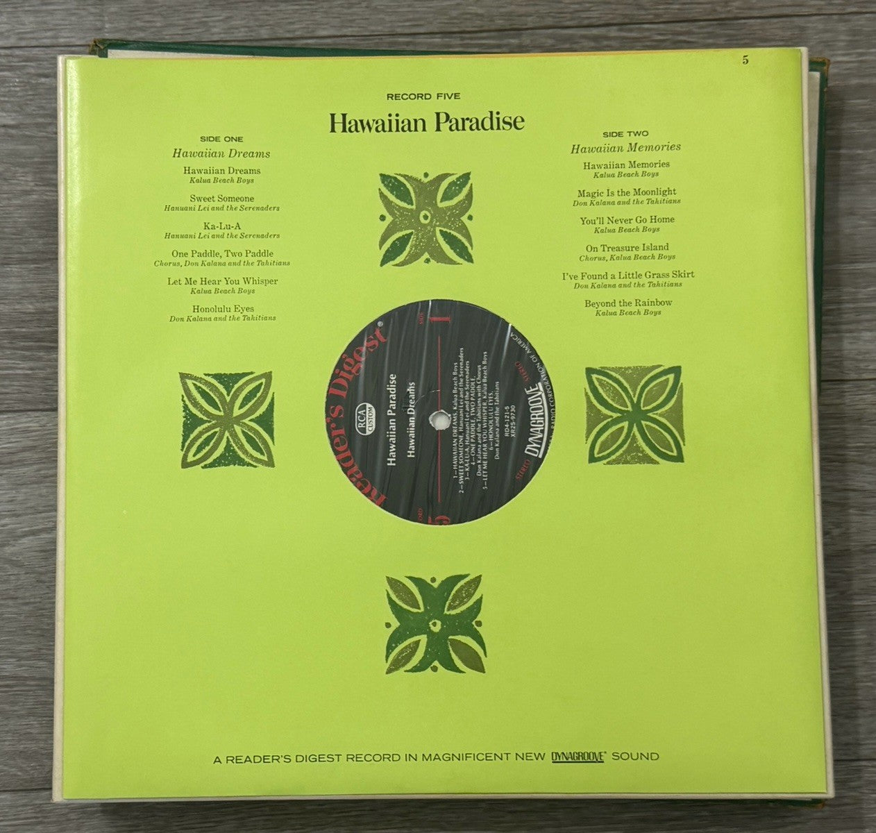 Hawaiian Paradise: Delightful Music Of The Islands Vinyl, 5 LP, 1970 Box Set