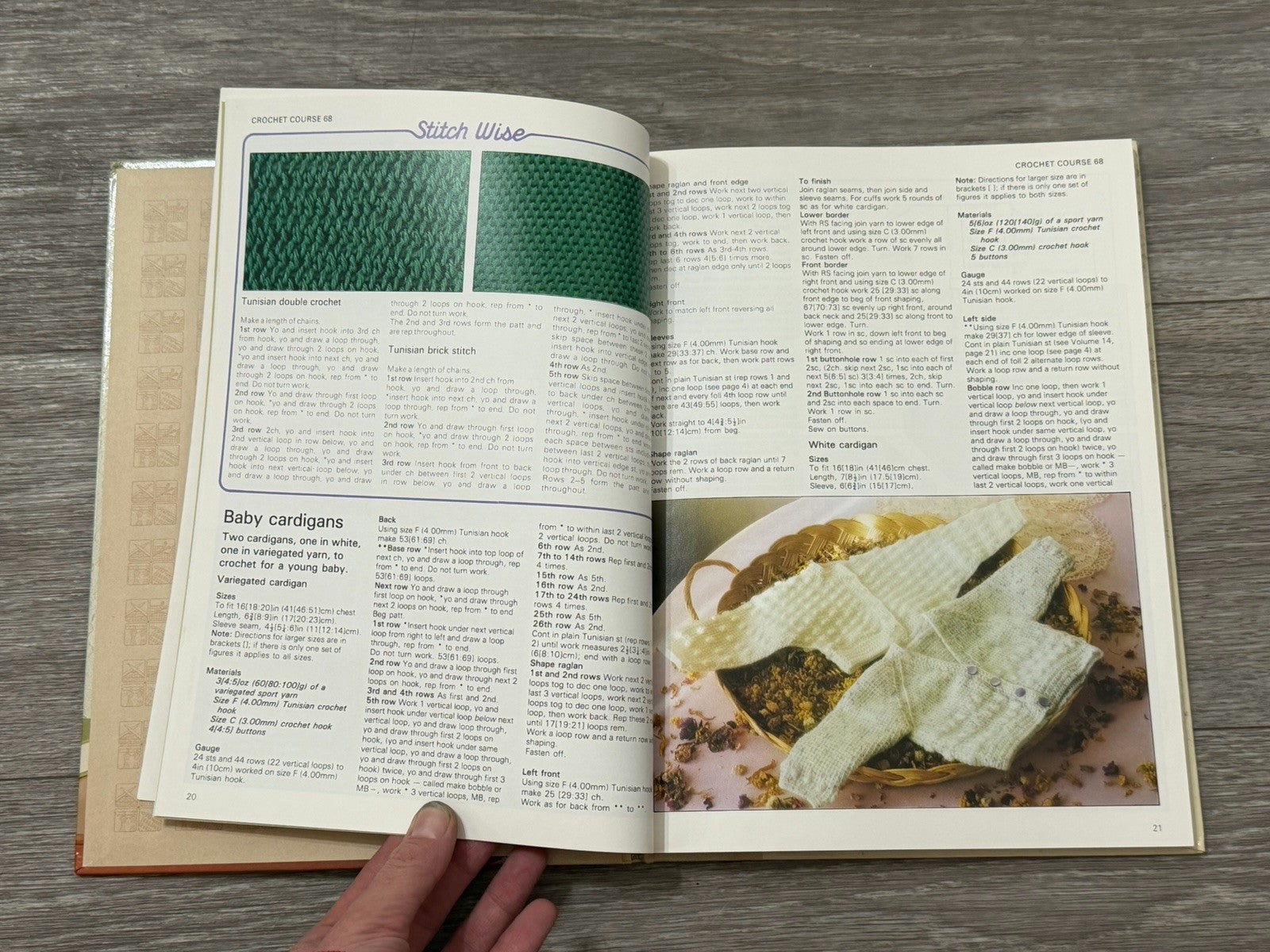  VTG  Vol. 15 Stitch By Stitch Hardbound Book Sewing, Knitting ETC Totstar Books