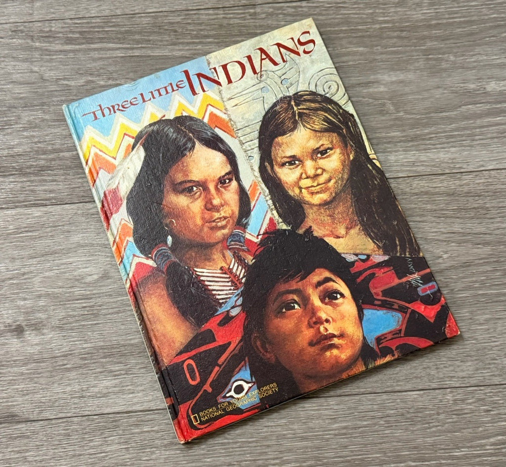 Three Little Indians by Gene S. Stuart (1974, hardcover) National Geographic Soc