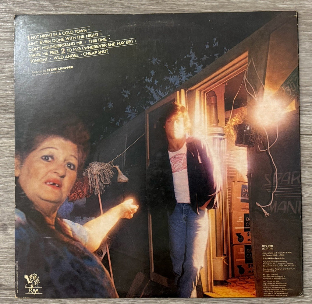 JOHN COUGAR- LP Nothin matters and what if it did 1980 Riva  vinyl