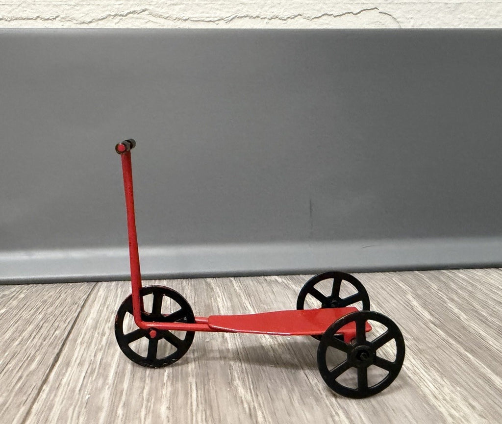 Vintage ~ Miniature Penny Farthing 3 wheel Scooter Dollhouse Christmas Ornament