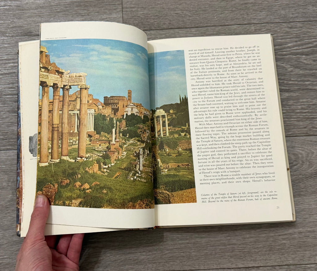 Vintage The Holy Land In The Time Of Jesus Hardcover Book