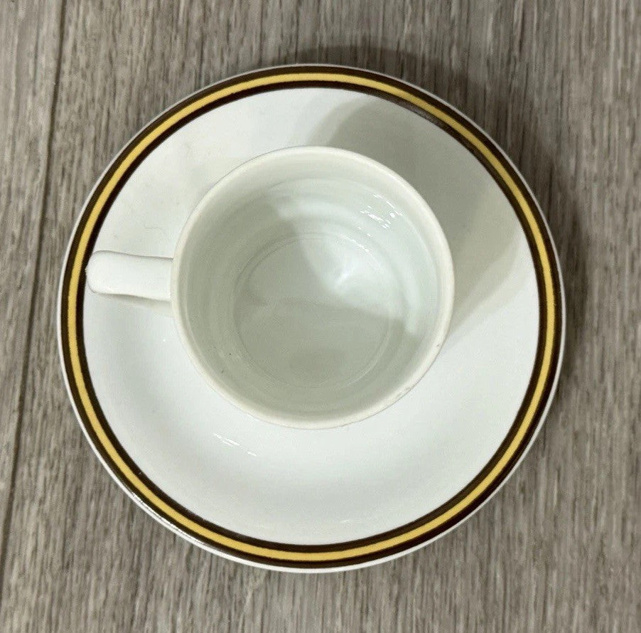 Vintage Tia Maria Resturaunt Demitasse Cup & Saucer Schmidt Porcelana Brazil