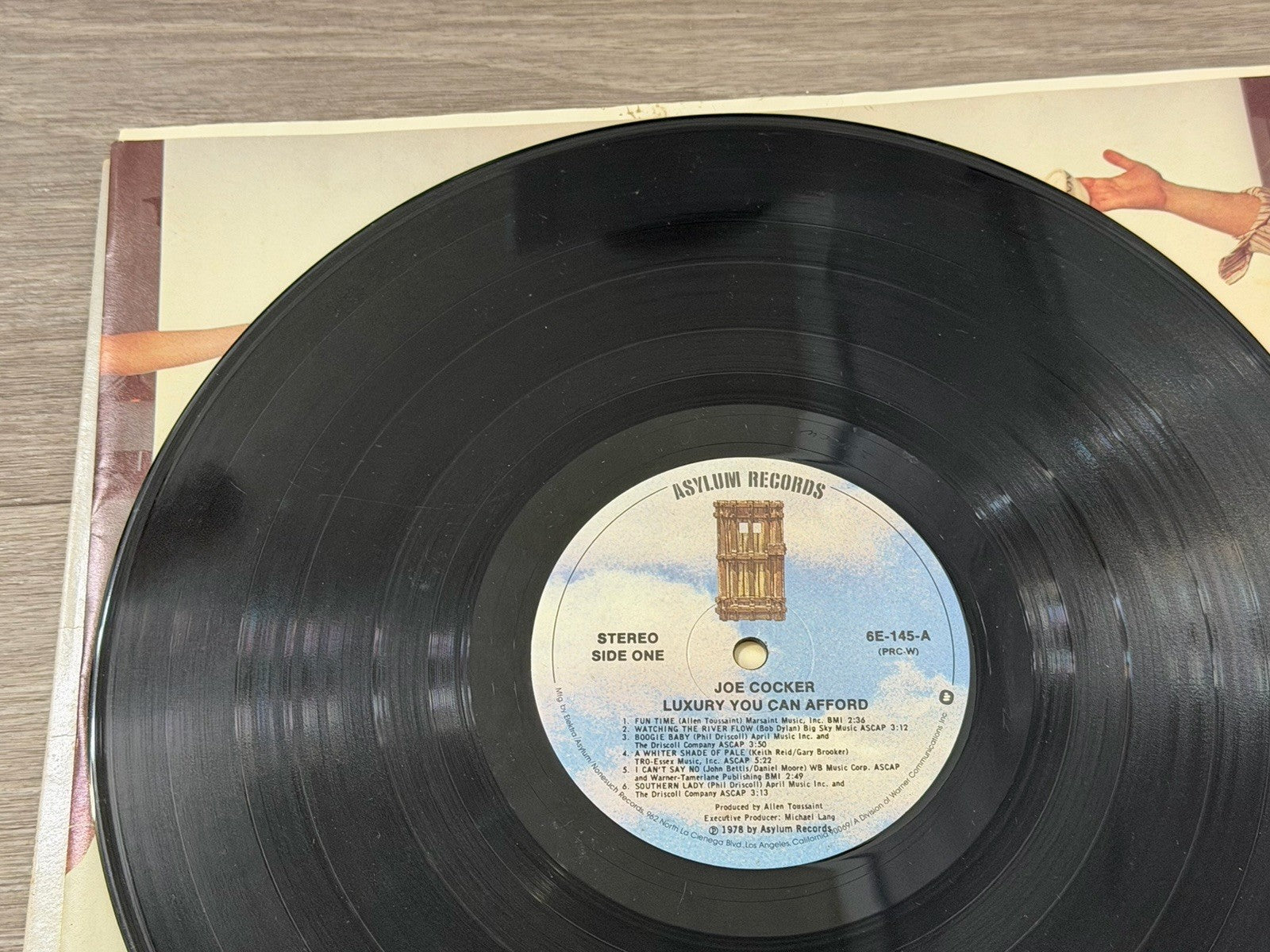 Joe Cocker - Luxury You Can Afford - Vinyl LP - 6E-145-B SP - Stained Cover